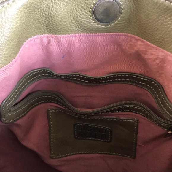 Sigrid Olsen green handbag / purse / bag - Picture 3 of 8